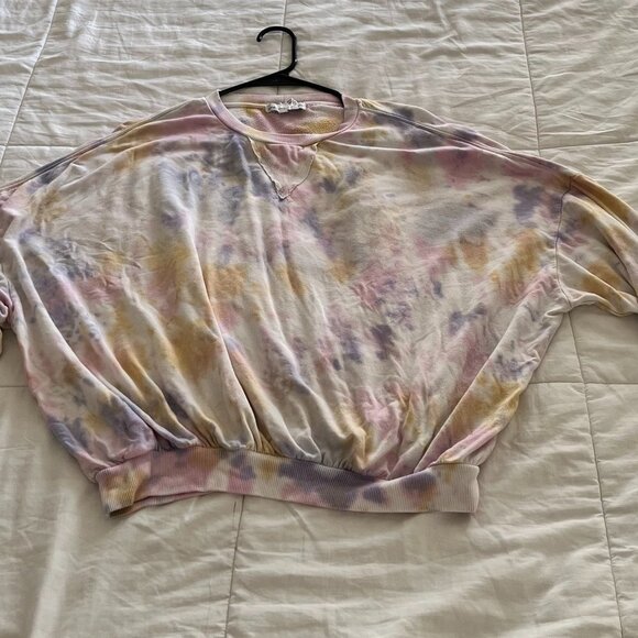 Young Fabulous and Broke Sweatshirt Juliette Pastel Tie-Die - Picture 7 of 12